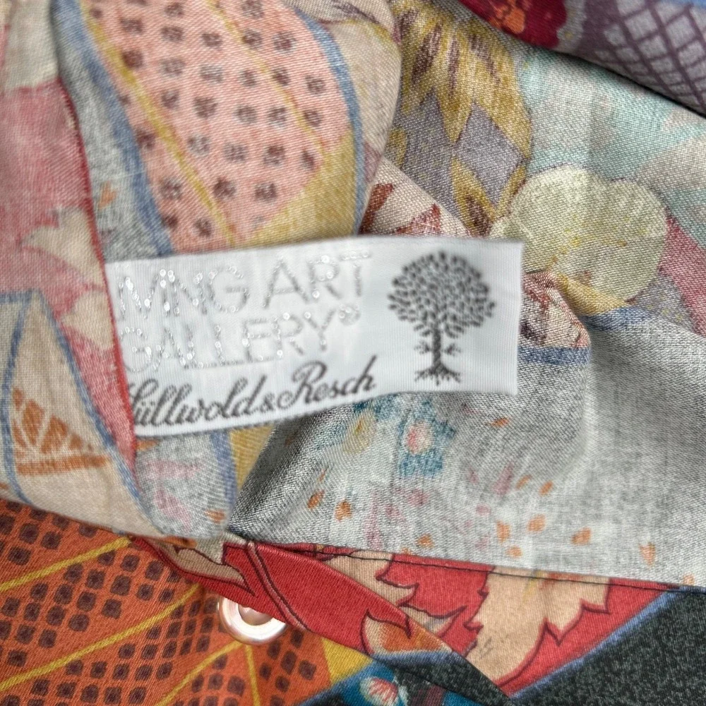 Wing Gallery Lullwold‎ & Resch Euro Pillow Sham Case Wool Boho Abstract Art Rare